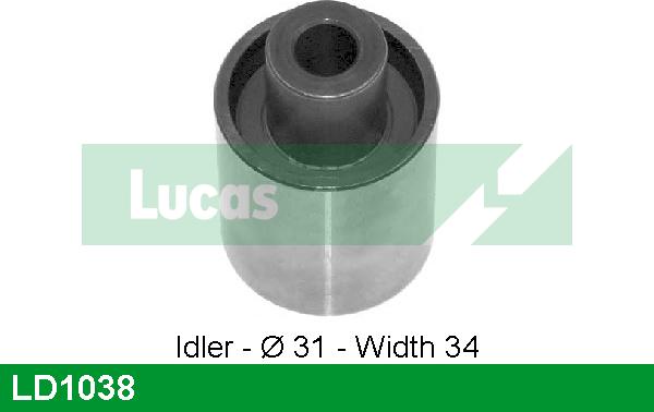 LUCAS LD1038 - Натяжной ролик, ремень ГРМ avtokuzovplus.com.ua