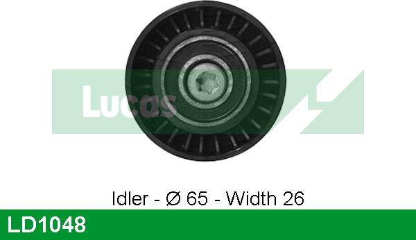 LUCAS LD1048 - Натяжна ролик, ремінь ГРМ autocars.com.ua