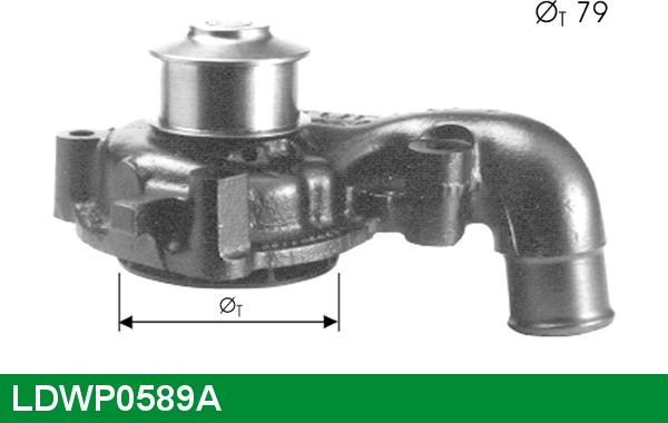 LUCAS LDWP0589A - Водяной насос avtokuzovplus.com.ua