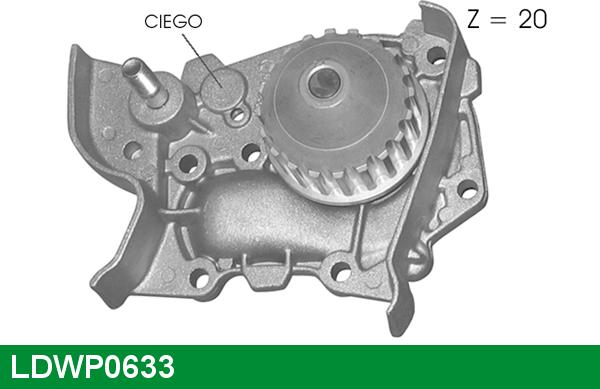 LUCAS LDWP0633 - Водяной насос avtokuzovplus.com.ua