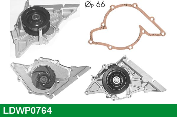 LUCAS LDWP0764 - Водяной насос avtokuzovplus.com.ua