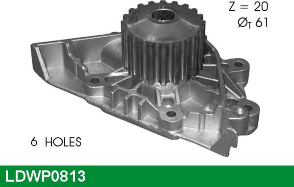 LUCAS LDWP0813 - Водяной насос avtokuzovplus.com.ua