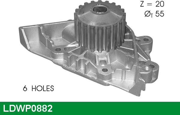 LUCAS LDWP0882 - Водяной насос avtokuzovplus.com.ua