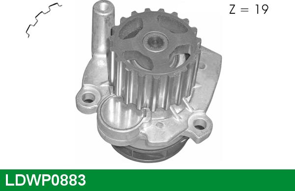 LUCAS LDWP0883 - Водяний насос autocars.com.ua