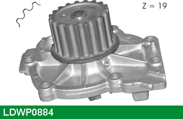 LUCAS LDWP0884 - Водяний насос autocars.com.ua