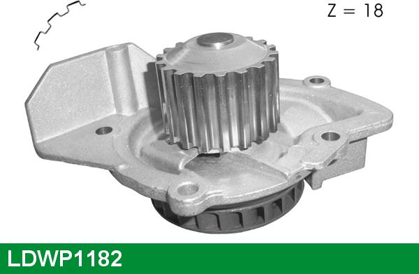 LUCAS LDWP1182 - Водяной насос avtokuzovplus.com.ua