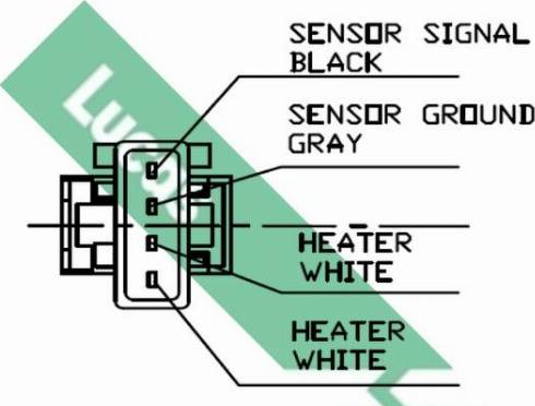 LUCAS LEB460 - Лямбда-зонд, датчик кислорода avtokuzovplus.com.ua