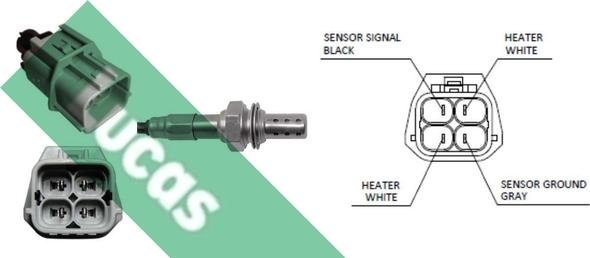 LUCAS LEB5150 - Лямбда-зонд autocars.com.ua