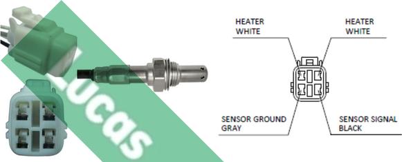 LUCAS LEB5232 - Лямбда-зонд autocars.com.ua