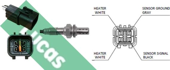 LUCAS LEB5254 - Лямбда-зонд autocars.com.ua