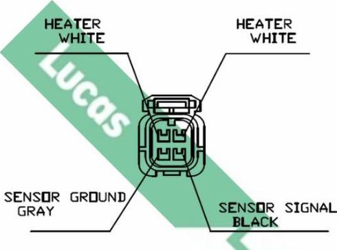 LUCAS LEB658 - Лямбда-зонд autocars.com.ua