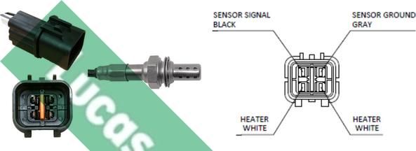 LUCAS LEB5389 - Лямбда-зонд, датчик кислорода autodnr.net