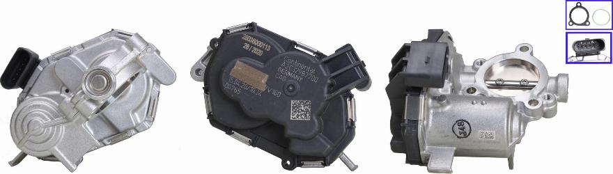 LUCAS LEV4072 - Клапан повернення ОГ autocars.com.ua