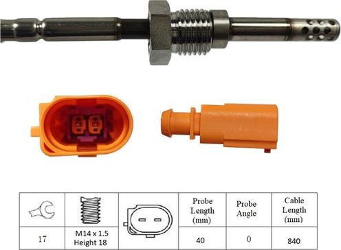 LUCAS LGS6030 - Датчик, температура выхлопных газов avtokuzovplus.com.ua