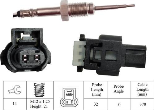 LUCAS LGS6049 - Датчик, температура выхлопных газов avtokuzovplus.com.ua