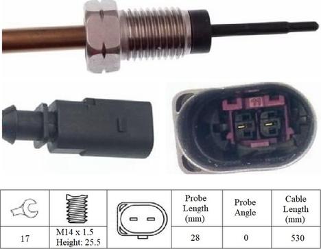 LUCAS LGS7001 - Датчик, температура выхлопных газов autodnr.net