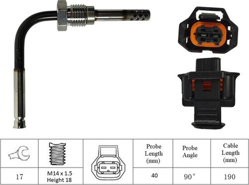 LUCAS LGS7024 - Датчик, температура выхлопных газов avtokuzovplus.com.ua