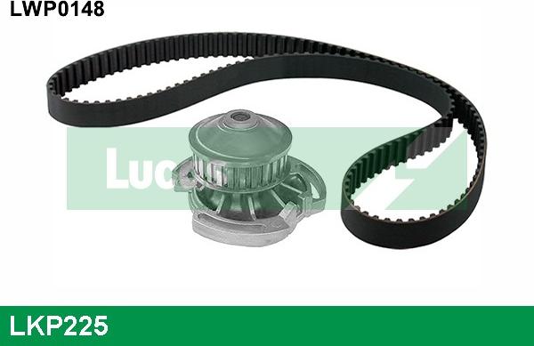 LUCAS LKP225 - Водяной насос + комплект зубчатого ремня avtokuzovplus.com.ua