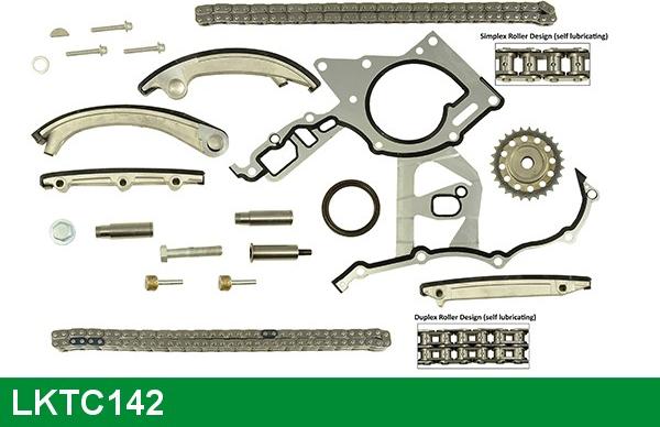 LUCAS LKTC142 - Комплект цепи привода распредвала avtokuzovplus.com.ua