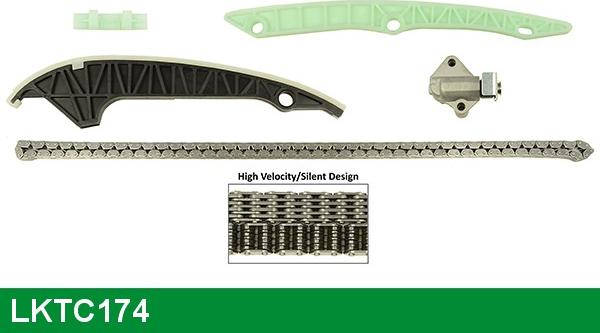 LUCAS LKTC174 - Комплект ланцюга приводу распредвала autocars.com.ua