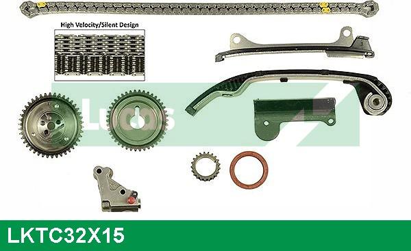 LUCAS LKTC32X15 - Комплект цепи привода распредвала autodnr.net