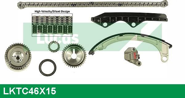 LUCAS LKTC46X15 - Комплект цепи привода распредвала avtokuzovplus.com.ua