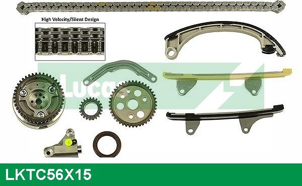 LUCAS LKTC56X15 - Комплект цепи привода распредвала autodnr.net