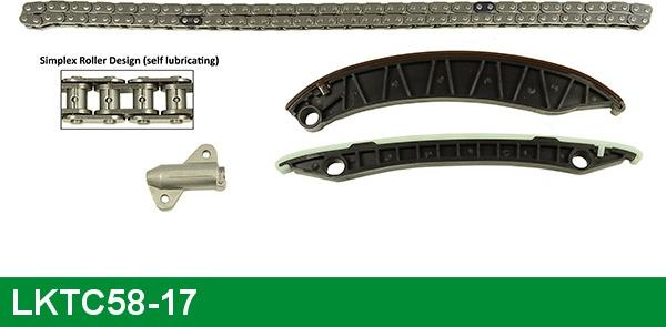 LUCAS LKTC58-17 - Комплект цепи привода распредвала autodnr.net