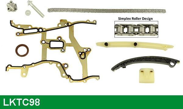 LUCAS LKTC98 - Комплект цепи привода распредвала avtokuzovplus.com.ua