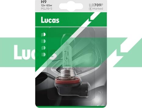 LUCAS LLB709P - Лампа розжарювання, фара дальнього світла autocars.com.ua