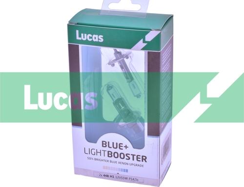 LUCAS LLX448BL50X2 - Лампа розжарювання, фара дальнього світла autocars.com.ua