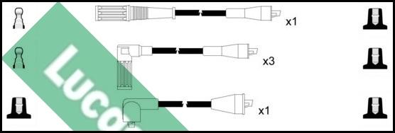 LUCAS LUC4059 - Комплект проводов зажигания avtokuzovplus.com.ua