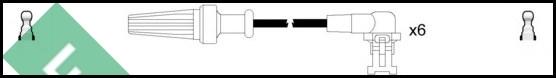 LUCAS LUC4096 - Комплект проводов зажигания avtokuzovplus.com.ua