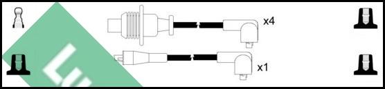 LUCAS LUC4128 - Комплект проводов зажигания avtokuzovplus.com.ua