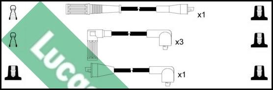 LUCAS LUC4180 - Комплект проводов зажигания autodnr.net