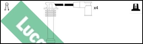 LUCAS LUC4218 - Комплект проводів запалювання autocars.com.ua