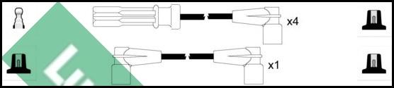 LUCAS LUC4256 - Комплект проводов зажигания autodnr.net