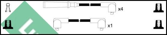 LUCAS LUC4264 - Комплект проводов зажигания autodnr.net