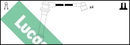 LUCAS LUC4269 - Комплект проводов зажигания autodnr.net