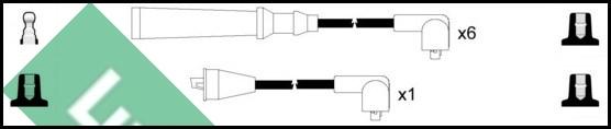 LUCAS LUC4275 - Комплект проводов зажигания autodnr.net
