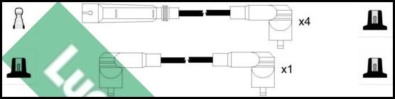 LUCAS LUC4394 - Комплект проводов зажигания autodnr.net