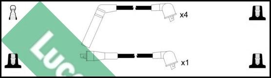 LUCAS LUC4435 - Комплект проводов зажигания autodnr.net
