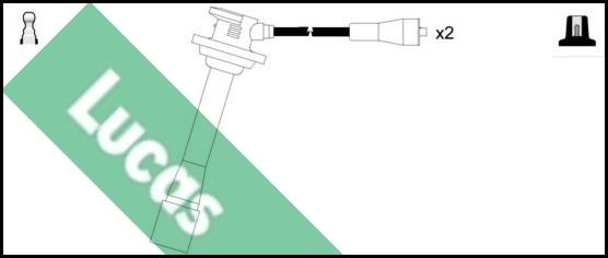 LUCAS LUC4461 - Комплект проводов зажигания autodnr.net