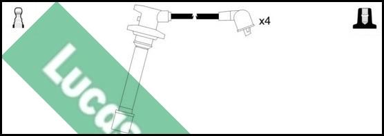 LUCAS LUC4533 - Комплект проводів запалювання autocars.com.ua