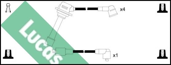 LUCAS LUC4536 - Комплект проводов зажигания autodnr.net