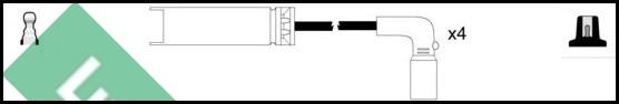 LUCAS LUC4575 - Комплект проводов зажигания autodnr.net