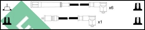 LUCAS LUC5008 - Комплект проводов зажигания autodnr.net