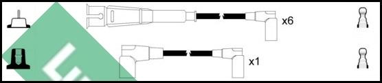 LUCAS LUC5039 - Комплект проводов зажигания autodnr.net