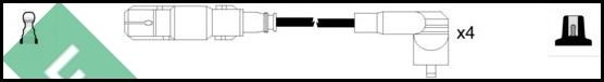 LUCAS LUC5076 - Комплект проводов зажигания autodnr.net