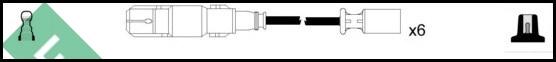LUCAS LUC5114 - Комплект проводов зажигания autodnr.net